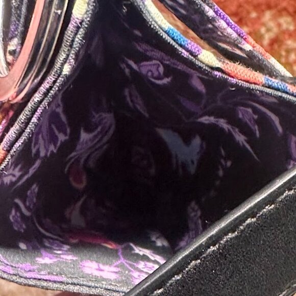 Vera Bradley Foxwood Pattern 2019 Snap Card Wallet Keyring Woodland Critters GUC - Picture 10 of 15